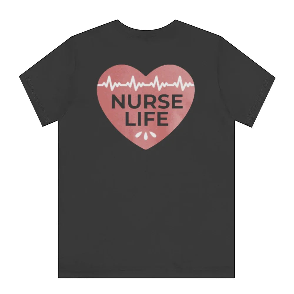 Heartbeat Nurse Life Graphic T-Shirt product type