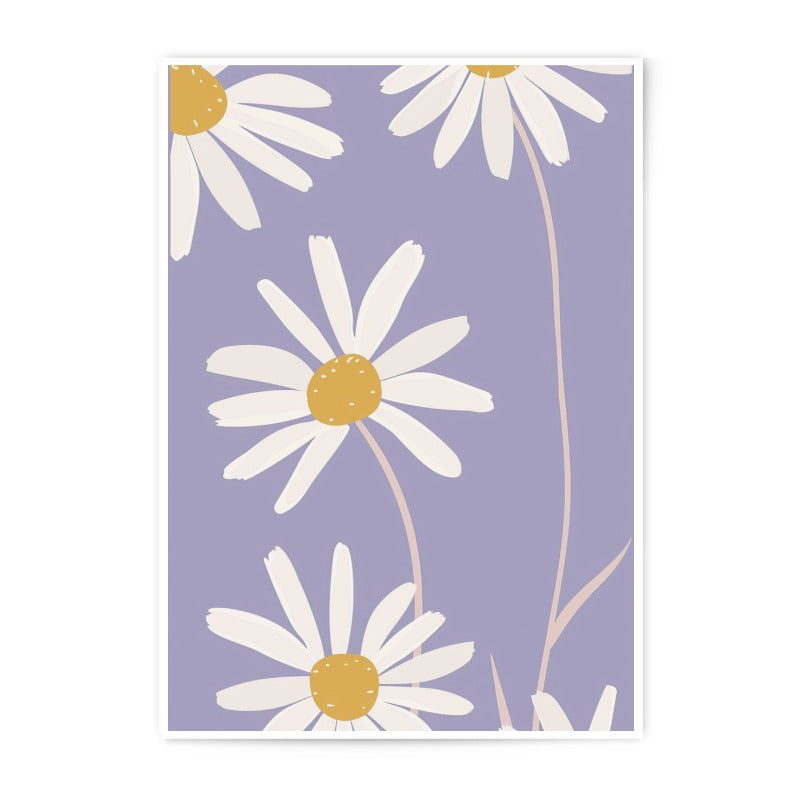 Daisy Photographic Print, Floral Wall Art, Botanical Print, Flower Photography, Home Decor, Living Room Art, Minimalist Art Print - Tawshia