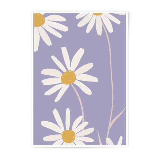Daisy Photographic Print, Floral Wall Art, Botanical Print, Flower Photography, Home Decor, Living Room Art, Minimalist Art Print - Tawshia