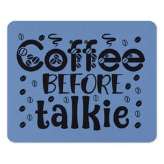 Coffee Before Talkie Mouse Pad, Funny Coffee Lover Gift, Office Desk Accessory, Caffeine Addict Present, Sarcastic Gift for Coworkers - Tawshia