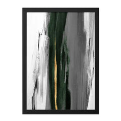 Abstract Wall Art, Green Gold Painting, Minimalist Decor, Modern Art Print, Home Office Decor, Living Room Wall Decor - Tawshia