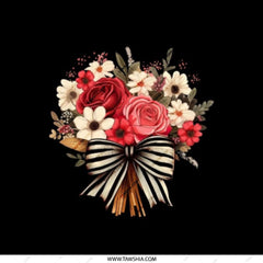 Floral Bouquet Pocket Mirror, Roses, Daisy, Stylish Compact Mirror, Cute Flower Gift, Handbag Mirror, Makeup Mirror, Travel Mirror - Tawshia