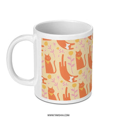 Colorful Cat Themed Coffee Mug product
