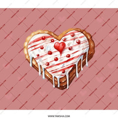 Heart Cookie Backpack, Sweet Treat Backpack, Valentines Day Gift, Dessert Backpack, Cute Backpack, School Backpack, Travel Backpack - Tawshia