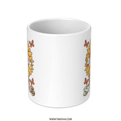 Sunflower Mug, Still Here Still Strong Mug, Butterfly Mug, Encouragement Gift, Motivational Mug, Floral Mug, Inspirational Mug - Tawshia