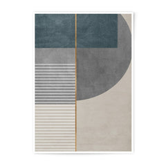 Abstract Geometric Photographic Print, Modern Wall Art, Minimalist Art Decor, Home Decor Artwork, Neutral Tones Art - Tawshia