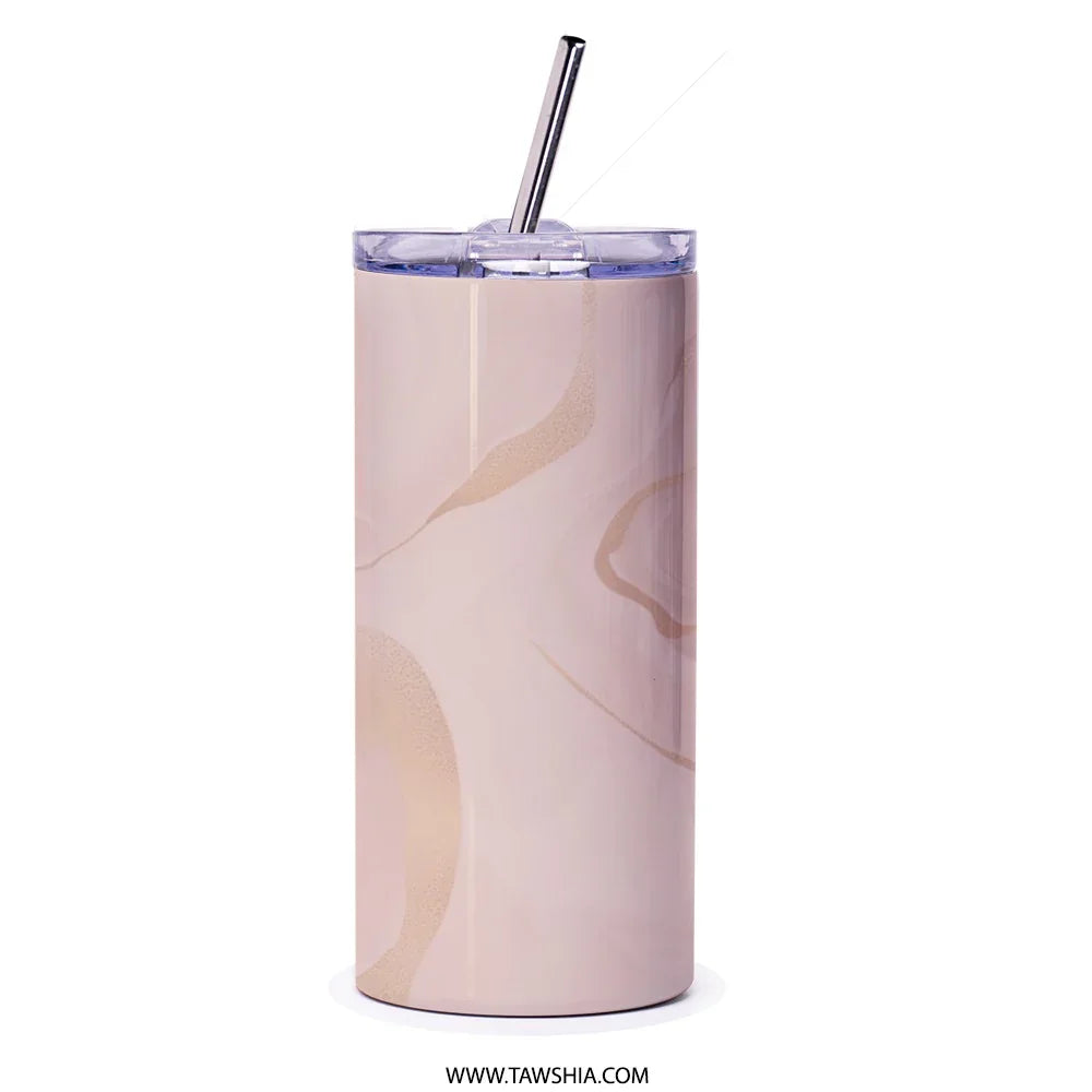 Elegant Beige Marble Insulated Tumbler Drinkware product