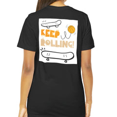 Keep Rolling Skateboard Graphic Tee Shirt product