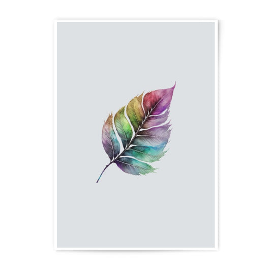 Colorful Leaf Photographic Prints, Botanical Wall Art, Nature Photography, Modern Art Prints, Home Decor, Leaf Art Print, Plant Print - Tawshia