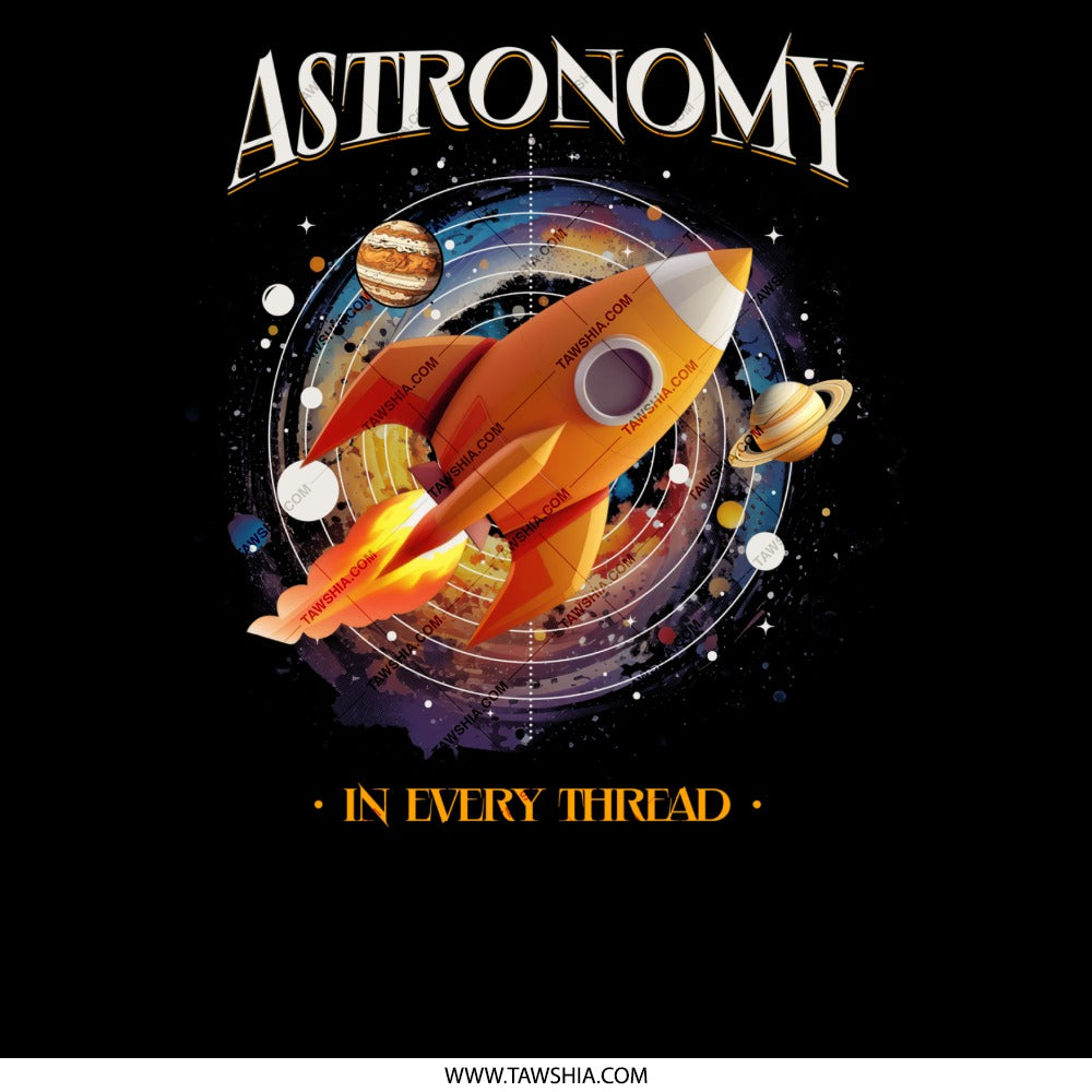 Astronomy Rocket Planets Design in Every Thread product