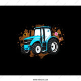 Blue Tractor Backpack, Farm Vehicle Backpack, Kids Backpack, Agriculture Backpack, School Backpack, Travel Backpack, Farming Backpack - Tawshia
