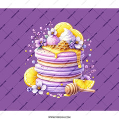 Pancake Art Backpack, Delicious Dessert Backpack, Sweet Treat Backpack, Unique School Backpack, Trendy Food Backpack - Tawshia