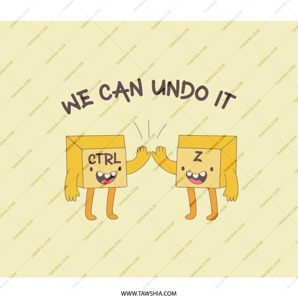 Ctrl Z Backpack, We Can Undo It Gift, Cartoon Style Computer Keys, Funny Programmer Backpack, Nerd Backpack, Coding Backpack - Tawshia
