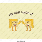 Ctrl Z Backpack, We Can Undo It Gift, Cartoon Style Computer Keys, Funny Programmer Backpack, Nerd Backpack, Coding Backpack - Tawshia