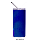 Hilali Football Tumbler, Arabic Script, Blue Soccer Ball, Sports Fan Gift, Born to Win, Hilal Saudi Club, Football Lover, Fan Gift - Tawshia