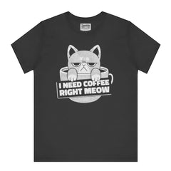 I Need Coffee Right Meow Cat Lover Shirt product