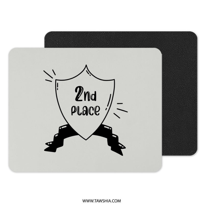 Second Place Winner Mouse Pad, Number 2, Competition Prize, Achievement Gift, Office Decor, Contest Gift, Gaming Mouse Pad - Tawshia