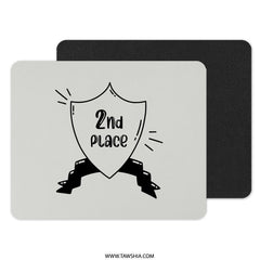 Second Place Winner Mouse Pad, Number 2, Competition Prize, Achievement Gift, Office Decor, Contest Gift, Gaming Mouse Pad - Tawshia