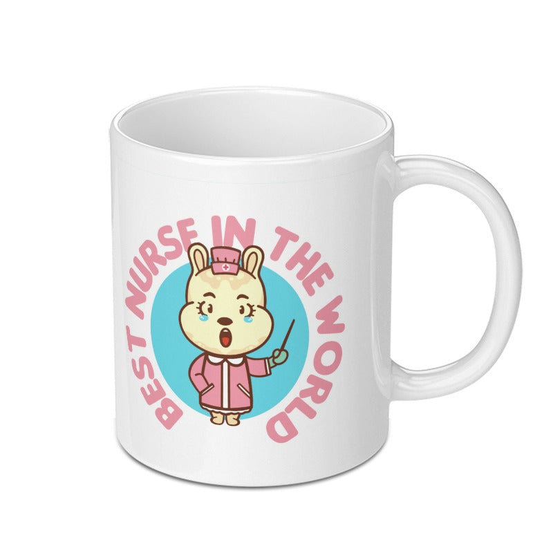 Best Nurse in the World Bunny Design Mug product type