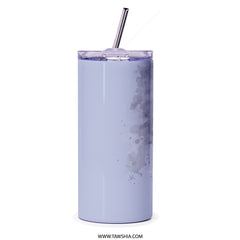 Arabic Calligraphy Tumbler, Mom Heart Love Tumbler, Watercolor Tumbler, Aesthetic Travel Mug, Gift for Mom, Unique Tumbler - Tawshia