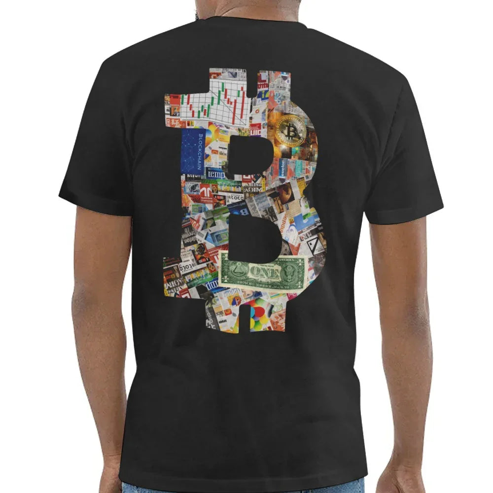Bitcoin Logo Printed Black T-shirt Cryptocurrency product type