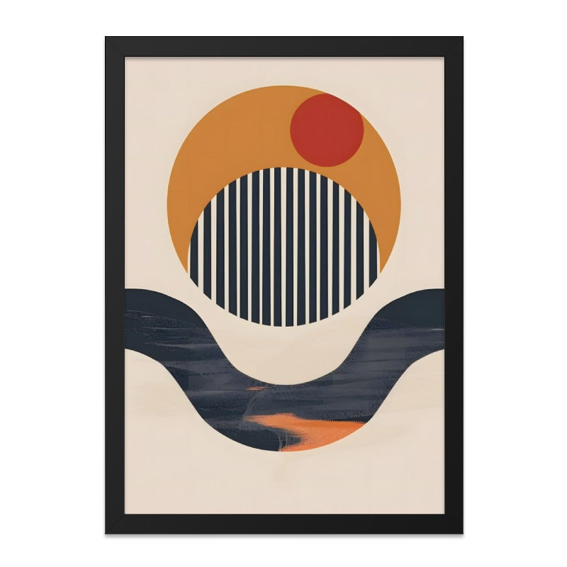 Geometric Wall Art, Abstract Print, Minimalist Decor, Modern Art Print, Contemporary Wall Decor, Circle Art - Tawshia