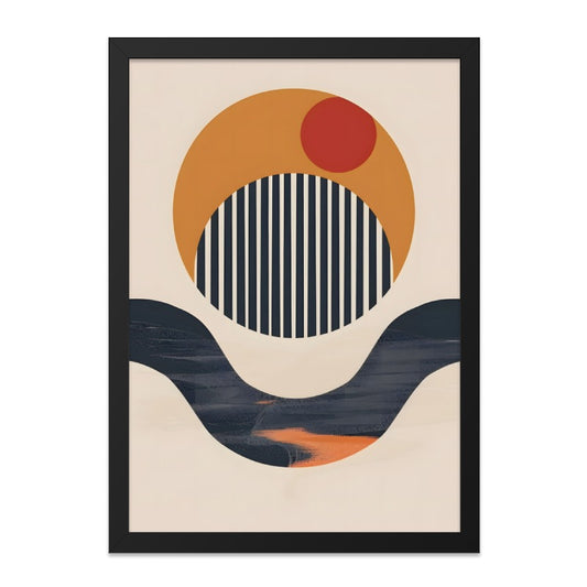 Geometric Wall Art, Abstract Print, Minimalist Decor, Modern Art Print, Contemporary Wall Decor, Circle Art - Tawshia