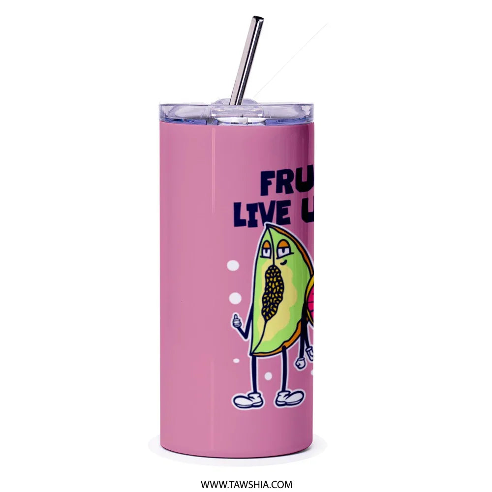 Funny Papaya And Lemon Live Long Tumbler product type