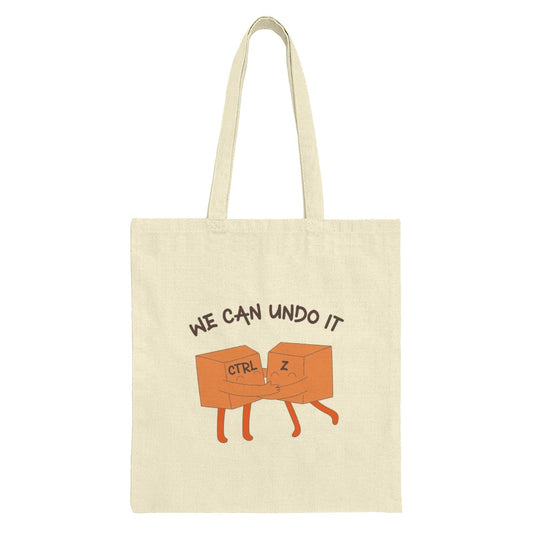 Undo It Tote Bag, Ctrl Z Design, Cute Computer Keys, Funny Geek Gift, Gift For Programmer, Coder Bag, Trendy Tote Bag, Everyday Bag - Tawshia