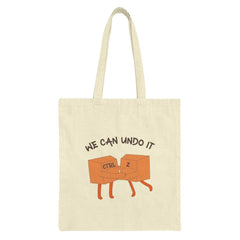 Undo It Tote Bag, Ctrl Z Design, Cute Computer Keys, Funny Geek Gift, Gift For Programmer, Coder Bag, Trendy Tote Bag, Everyday Bag - Tawshia