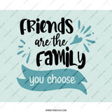Friends Are Family Mouse Pad, Motivational Desk Decor, Friendship Gift, Inspirational Office, Home Office Accessories, Cute Mousepad - Tawshia