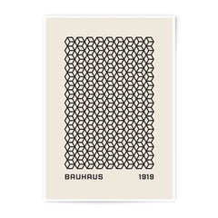 Bauhaus Photographic Print, Geometric Art Print, 1919 Poster, Minimalist Wall Art, Modern Home Decor, Abstract Pattern Print - Tawshia