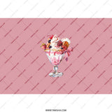 Berry Ice Cream Sundae Tumbler, Dessert Lover Tumbler, Foodie Gift, Cute Tumbler Cup, Stainless Steel Tumbler, Tumbler With Straw - Tawshia