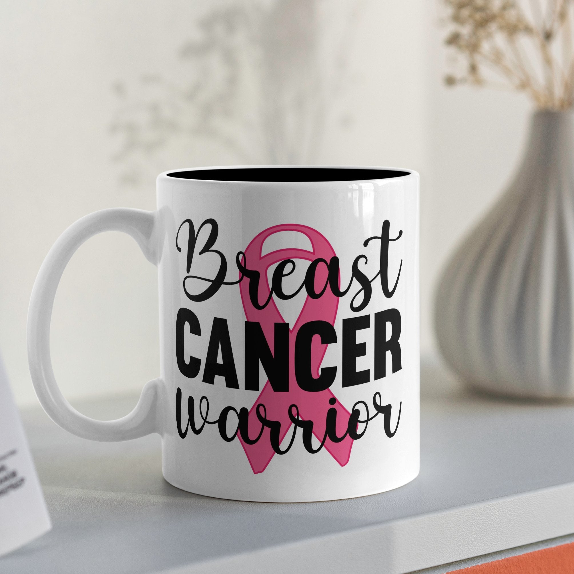 Breast Cancer Warrior Inspirational Mug product type
