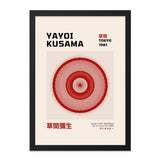 Yayoi Kusama Wall Art, Tokyo 1987 Print, Modern Art Poster, Spiral Artwork, Abstract Design, Home Decor, Japanese Artist Wall Art - Tawshia