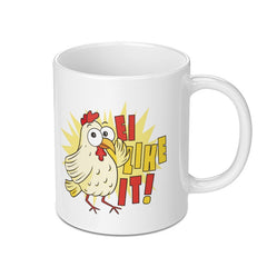 Funny Cartoon Chicken El Like It Mug product
