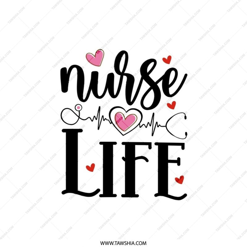 Nurse Life Pillow, Heartbeat Pillow, Heart Pillow, Nurse Gift Idea, Medical Pillow, Nurse Appreciation Gift, Nursing School Graduate Pillow - Tawshia