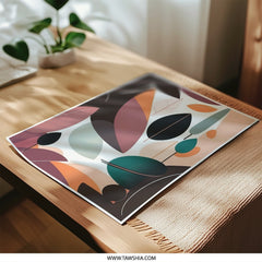 Abstract Leafy Design Art Print for Home Decor product