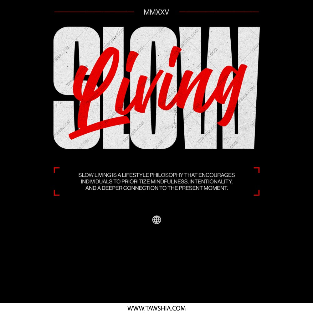 Slow Living Lifestyle Philosophy Poster product