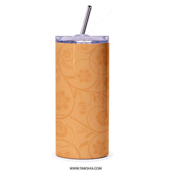 Sunflower Tumbler, Inspirational Quote Tumbler, Change the World, Motivational Tumbler, Floral Tumbler, Gift for Her, Travel Tumbler - Tawshia
