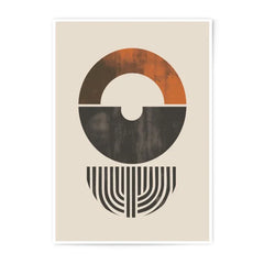 Abstract Photographic Print, Geometric Art Print, Modern Wall Decor, Minimalist Print, Home Decor Art, Circle and Lines Photo Print - Tawshia