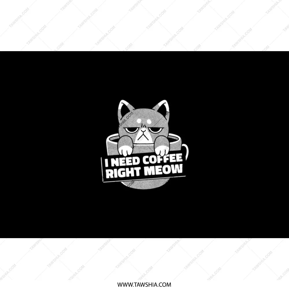 I Need Coffee Right Meow Cat Mug Product