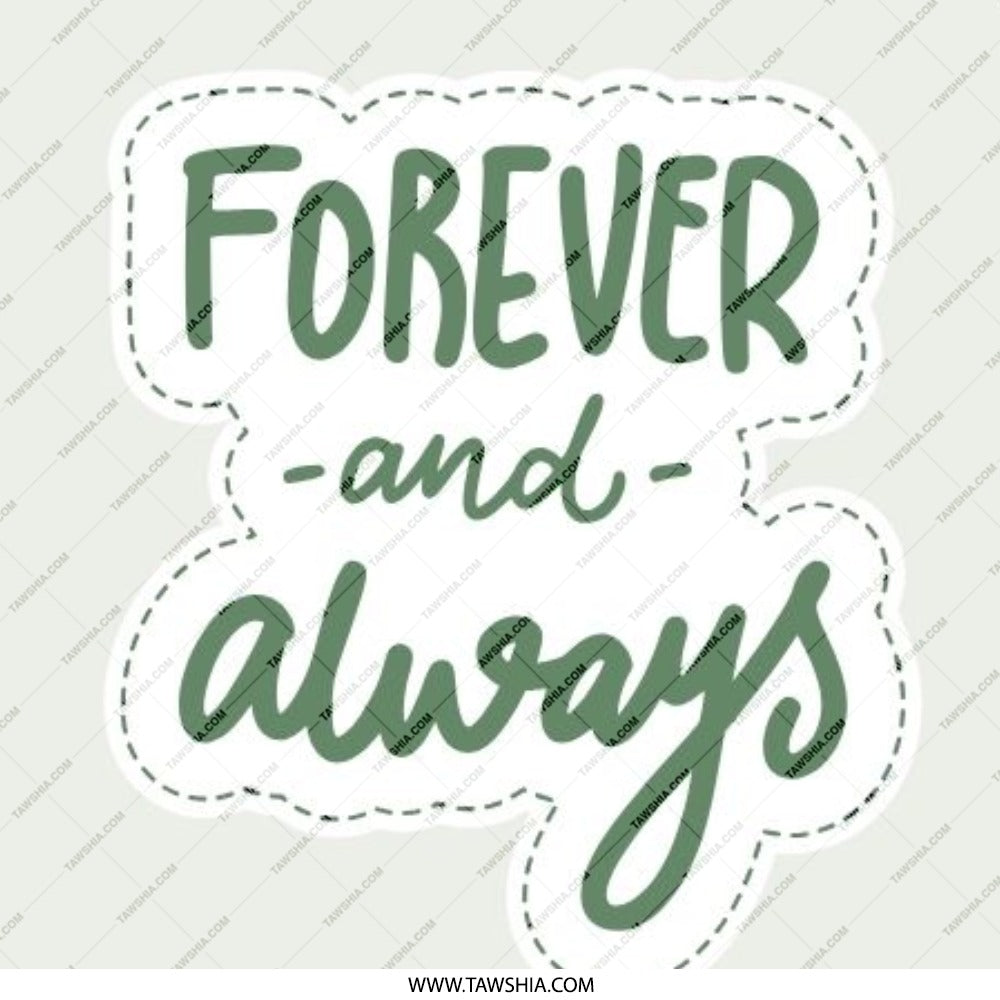 Forever and Always Pinback Button, Cute Button Badge, Trendy Pin, Gift Idea, Aesthetic Button, Wedding Favor, Anniversary Gift - Tawshia