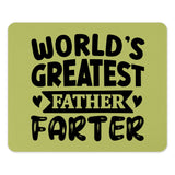 World's Greatest Father Farter Mousepad product type