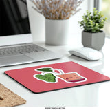 Potted Plant Mouse Pad, Cute Desk Accessory, Home Office Decor, Plant Lover Gift, Modern Mousepad, Office Gift Idea, Stylish Desk Mat - Tawshia