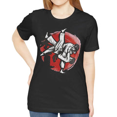 Martial Arts Judo Graphic Black T-shirt product