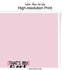 Best Friend Photographic Prints, Friendship Quote, Heart Print, Gift for Friend, Home Decor, Wall Art, Cute Prints - Tawshia