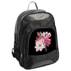 Magnolia Backpack, Floral Design Backpack, Flower Backpack, Trendy Backpack, Stylish Backpack, Unique Backpack - Tawshia