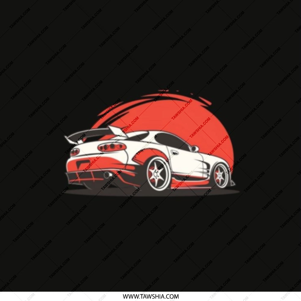 JDM Pocket Mirror, Japanese Car Gift, Supra Fan Present, Cool Car, Car Enthusiast Accessory, Auto Lover Portable Mirror - Tawshia