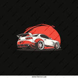 JDM Pocket Mirror, Japanese Car Gift, Supra Fan Present, Cool Car, Car Enthusiast Accessory, Auto Lover Portable Mirror - Tawshia
